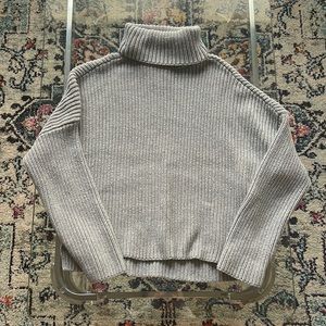 Abercrombie grey turtleneck sweater
